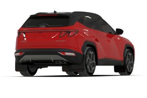 Hyundai Tucson Mud Flap Kit - Rally Armor - UR - Black/Red Logo - `22-`24 Hyundai Tucson Mud Flap Kit - Rally Armor - UR - Black/Red Logo - `22-`24